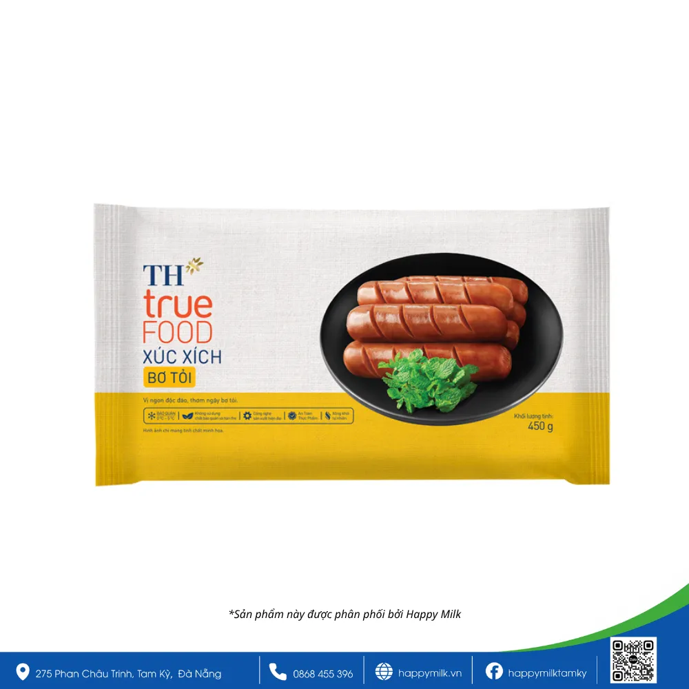 THtrueFOOD garlic butter sausage 450g